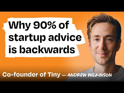 Why Most Startup Advice is Wrong